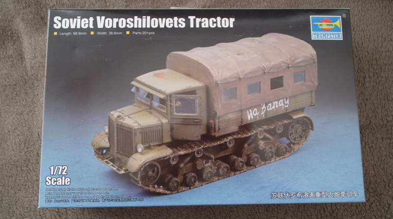(trumpeter) tracteur soviet voroshilovets--terminé  Dscf8333