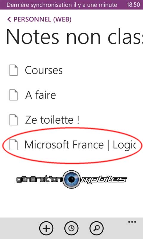 [TUTO] Enregistrer une capture d'une page web dans OneNote Img0519