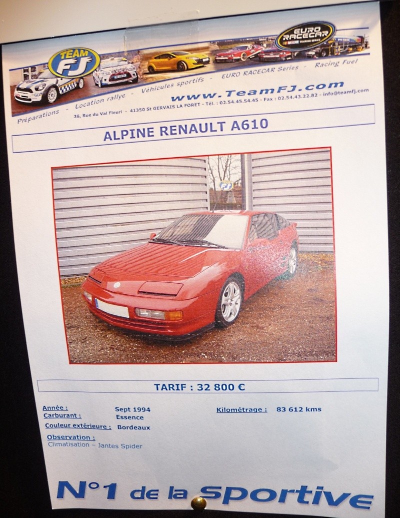 Les belles Alpine GTA et A610 à vendre - Page 13 P1040647