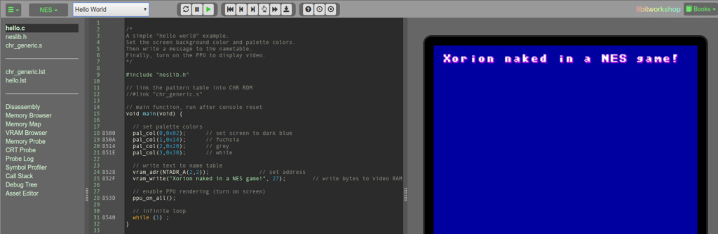 (NES) tutoriel programmation pac-man Xorion10