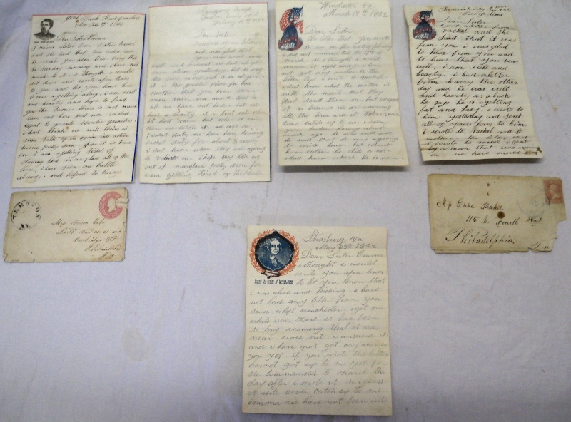 Des lettres de soldats datant de la guerre civile sur un site d'enchères.. 11110