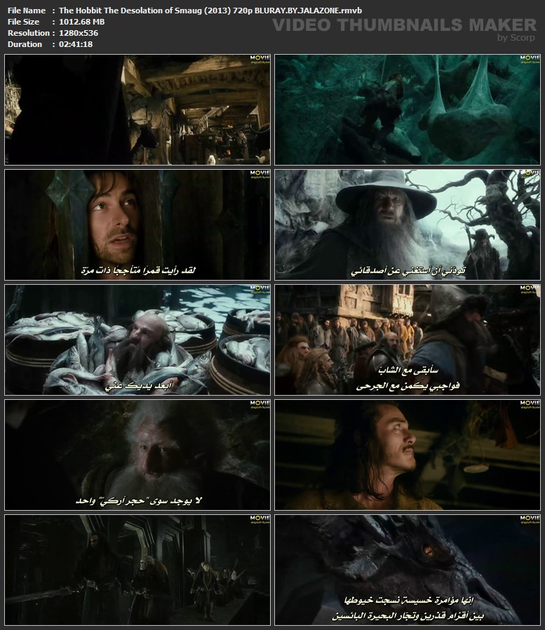 حصريا فيلم الاكشن والمغامرة المنتظر بقوة The Hobbit The Desolation of Smaug (2013) 720p BLURAY مترجم بالجودة الاعلى بلوري The_ho11