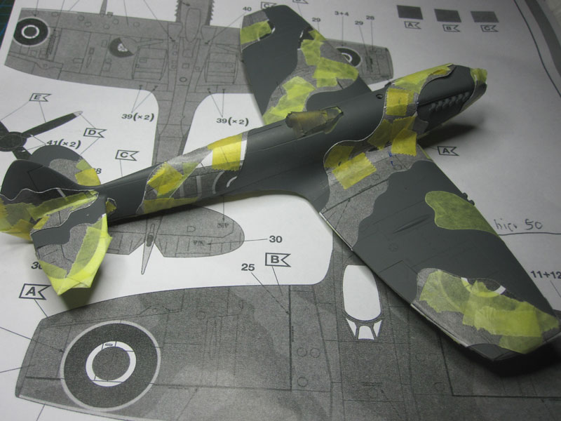 Supermarine Spitfire Mk.XVI / Revell, 1:48 Maske-12