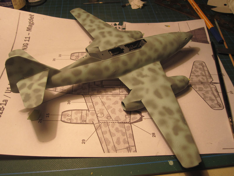 Me262B-1a / Nachtjäger von Italeri in 1:48 Sprenk11