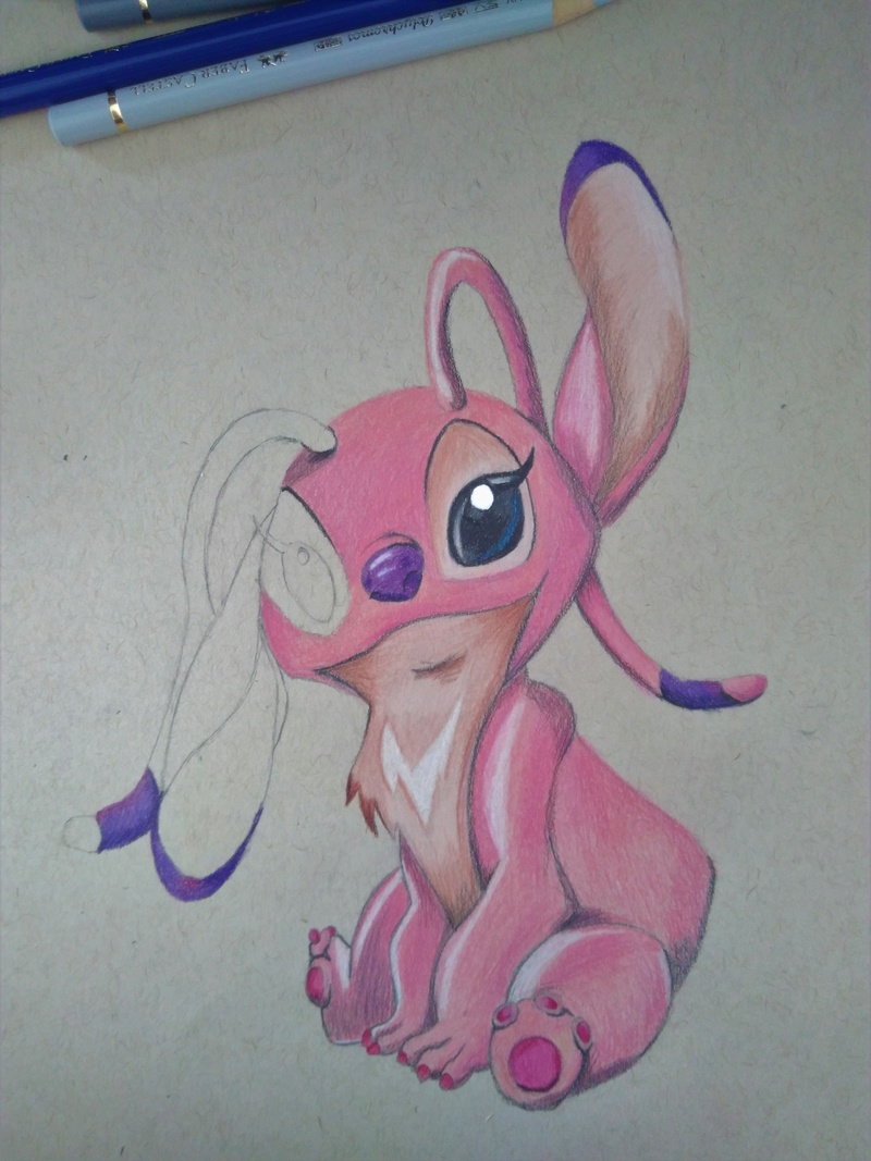 [Crayons de couleur] Stitch rose Img_2013