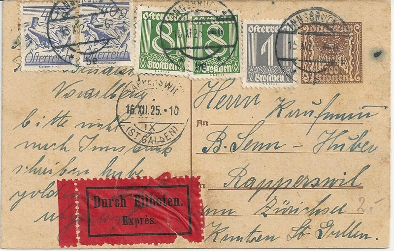 Postkartenserie "Quadratischer Wertstempel - Wertziffer im Dreieck" 1922-24 - Seite 5 Bild_236