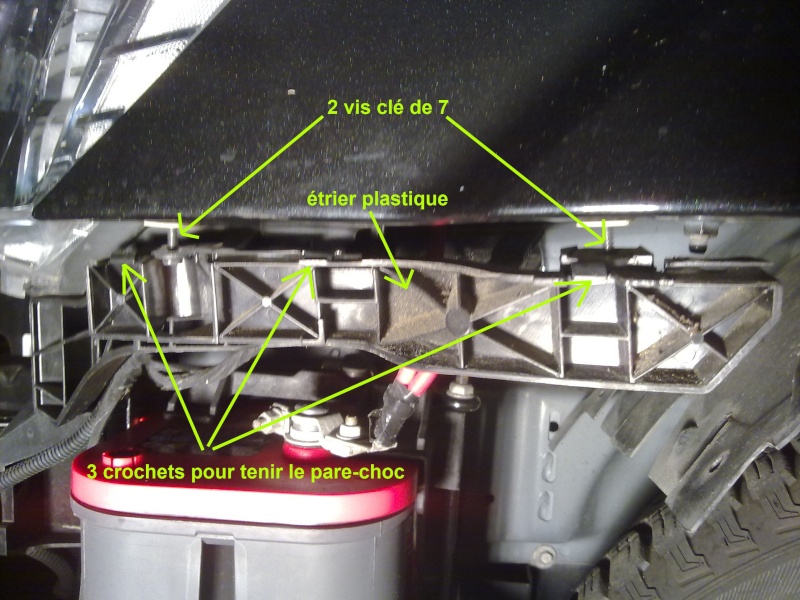 Tuto : démontage pare-choc avant Journey 21112013