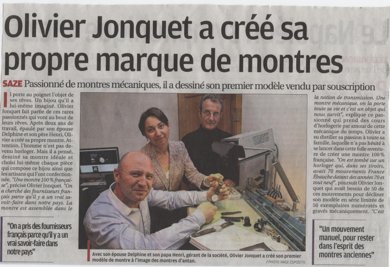 Olivier Jonquet crée sa propre marque, Saze (Vaucluse)  Jonque10