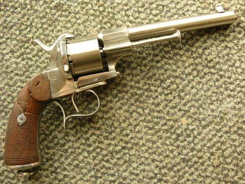 Revolver type "lefaucheux" 12mm à broche