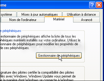 Désactiver les bips sonores - Windows XP 2546-410