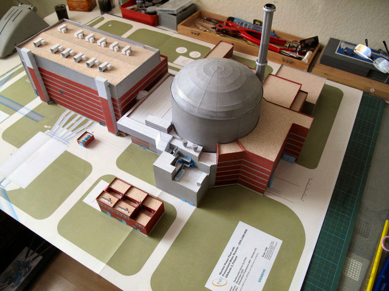 Fertig - Kernkraftwerk EPR ( 1600 MW ) 1:350 gebaut von Bertholdneuss - Seite 4 Img_9333