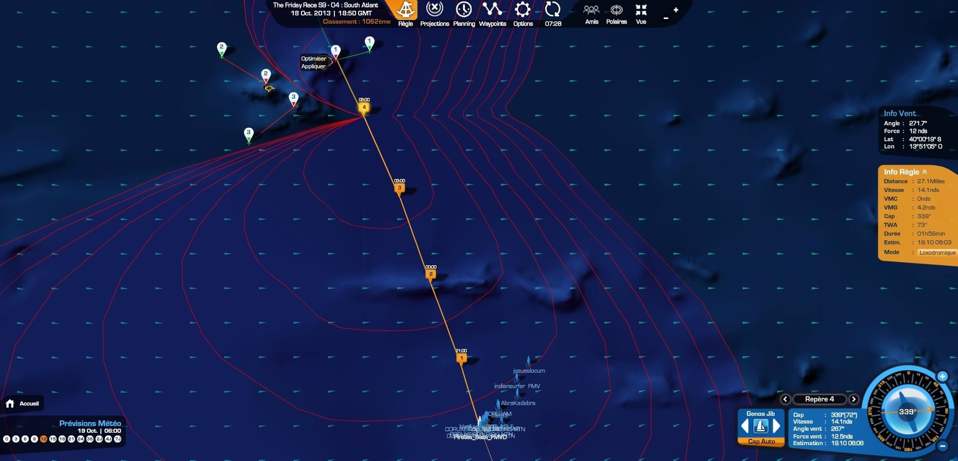 The Friday Race S9 - 04 : South Atlantic (18 Oct, 12:00 GMT) Captur13