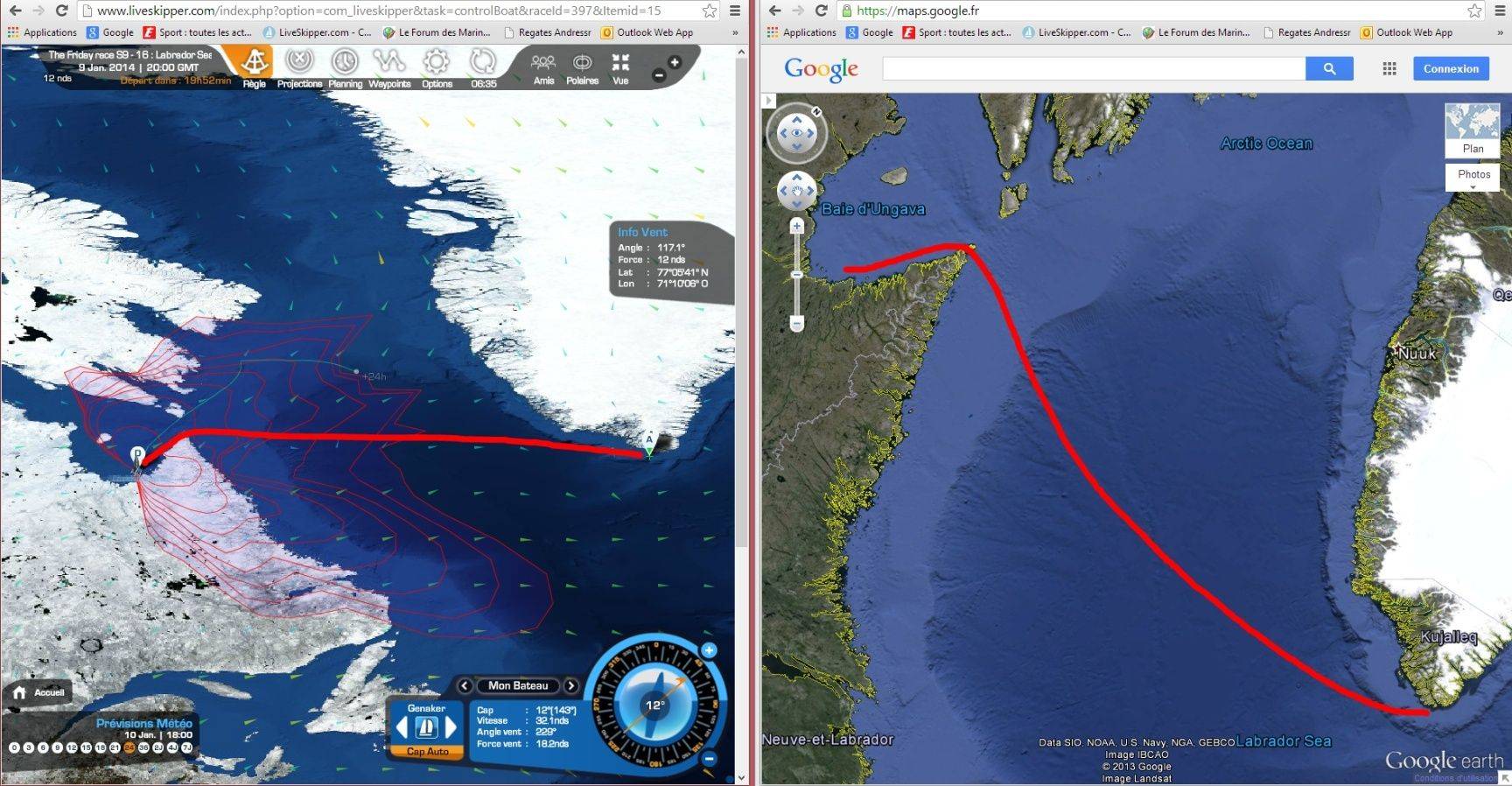 The Friday race S9 - 16 : Labrador Sea (10 Janv, 16:00 GMT) Captur39