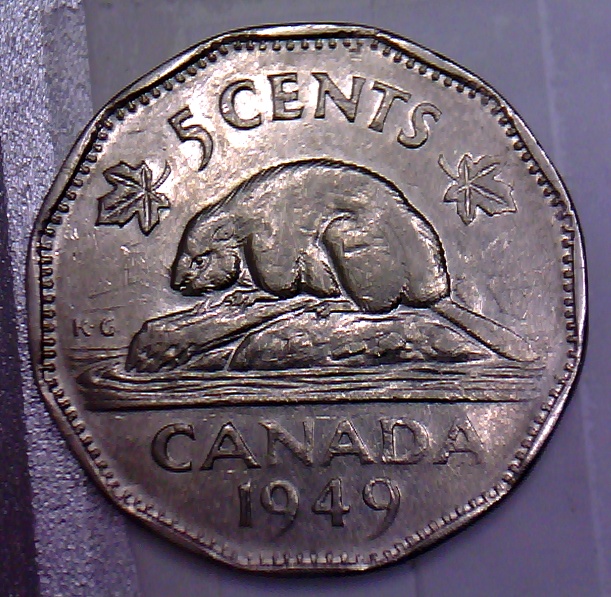 1949 - "GEOR" Coin Obturé (Filled Die Legend) Sans_119