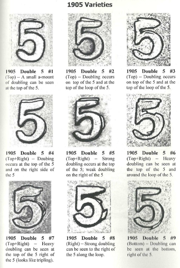 1905 - Double 5 #8 (à droite - right) Sans_t25