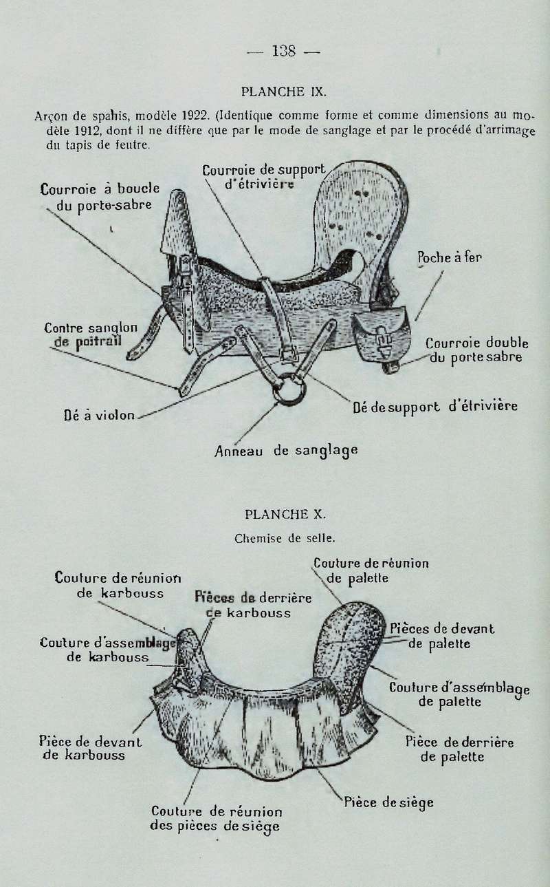 Harnachement des chevaux des spahis et accessoires  Aryons11