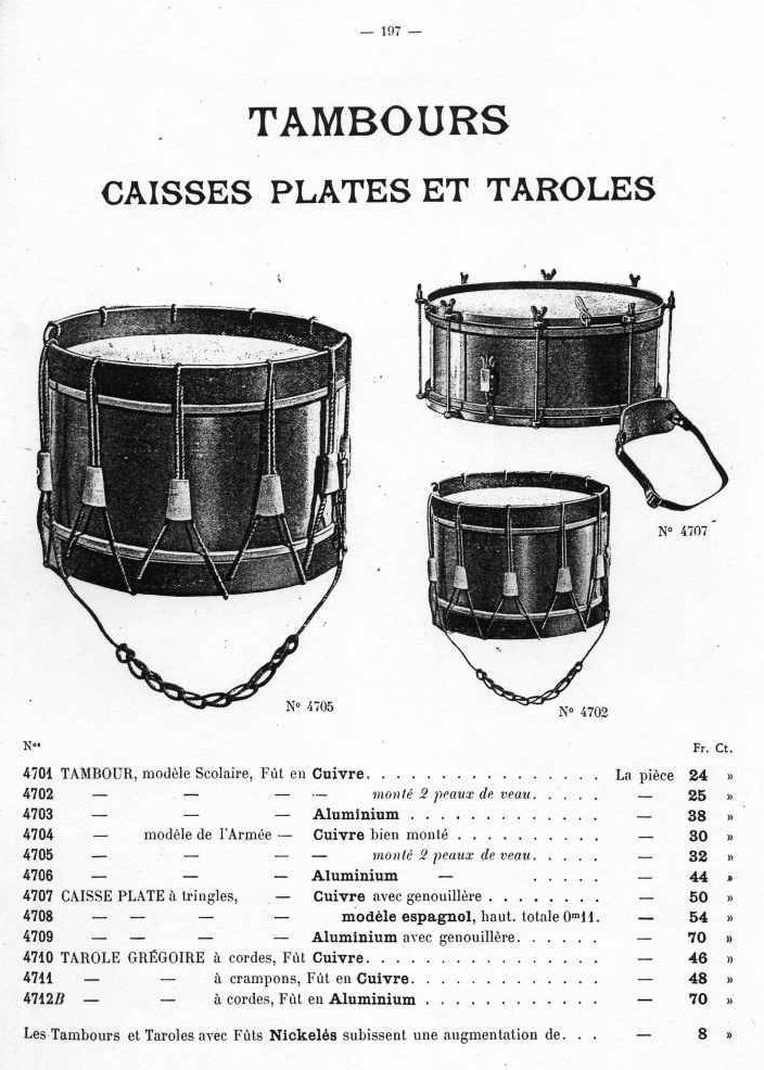 Les instruments de musique : caisses - tambours - clairons - trompettes - Page 3 Ullman10