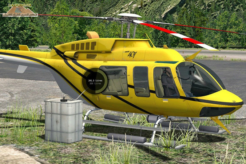 اليكم الطائرة العمودية DreamFoil Creations Bell 407 Bell_413