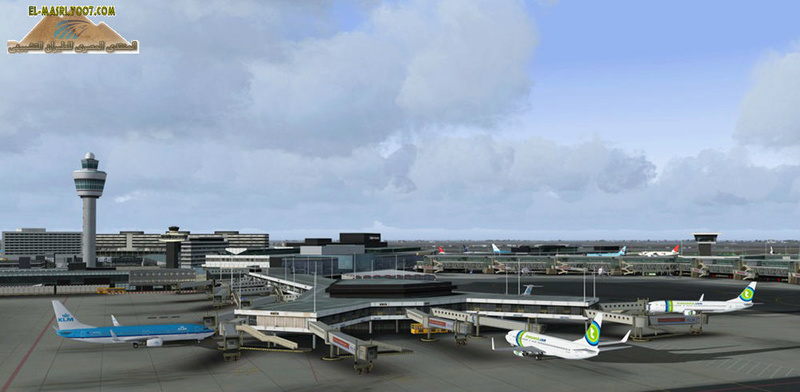 اليكم مطار Amsterdam Schiphol EHAM من شركة Aerosoft Ma-ams11