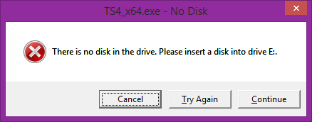 Disk Not Found. This_s10