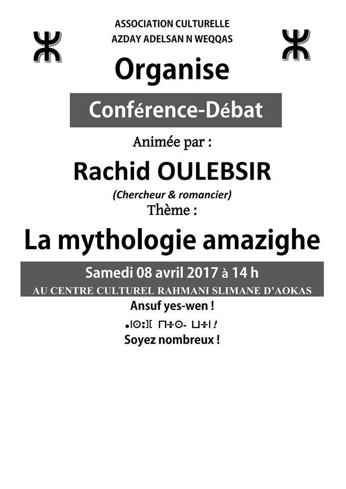 Rachid Oulebsir en conférence ce samedi 08 Avril 2017 à Aokas: campagne d'affichage  11914
