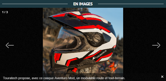 Casque Touratech Aventuro Mod modulable route/TT Capted10