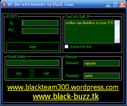 Wellcome Bot With Remoter By BlackTeam Wc10