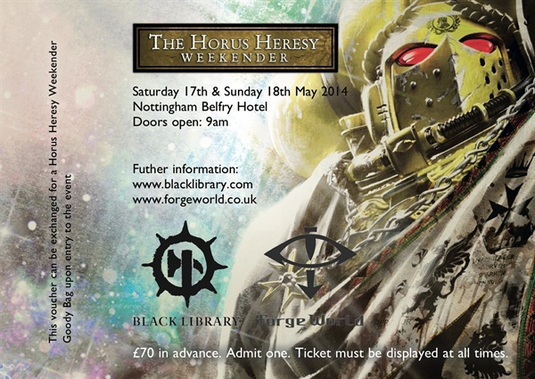 [The Horus Heresy Weekender 2014] - Centralisation des news Hh-tic10