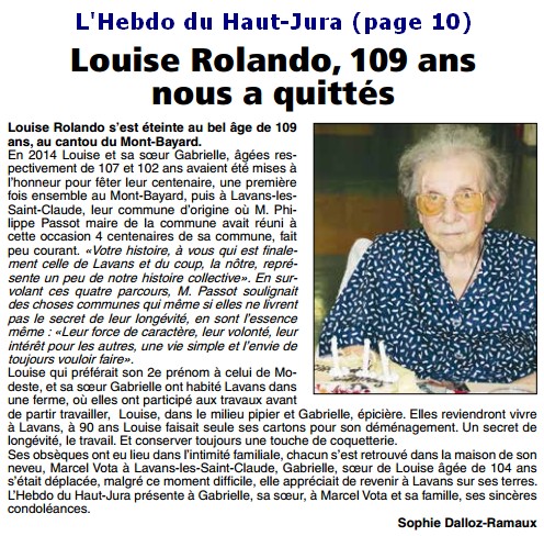 C- Archives 2013-2021 (109 ans) - Page 11 Louise10