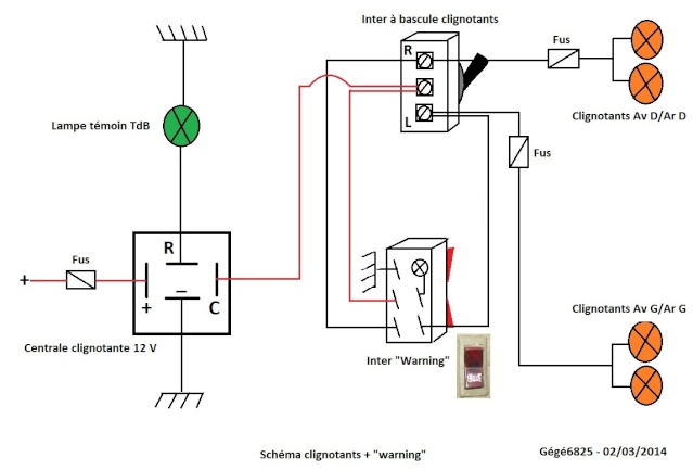 Circuit électrique "clignotants + warning" (12V/24V) Cligno11