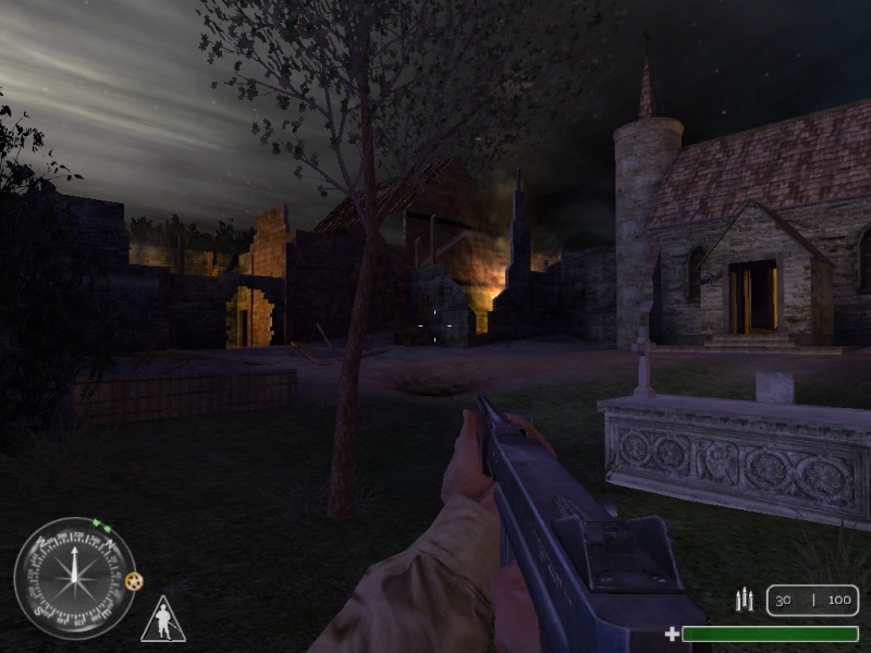 St Mère l'église Call Of Duty 1 Shot0017