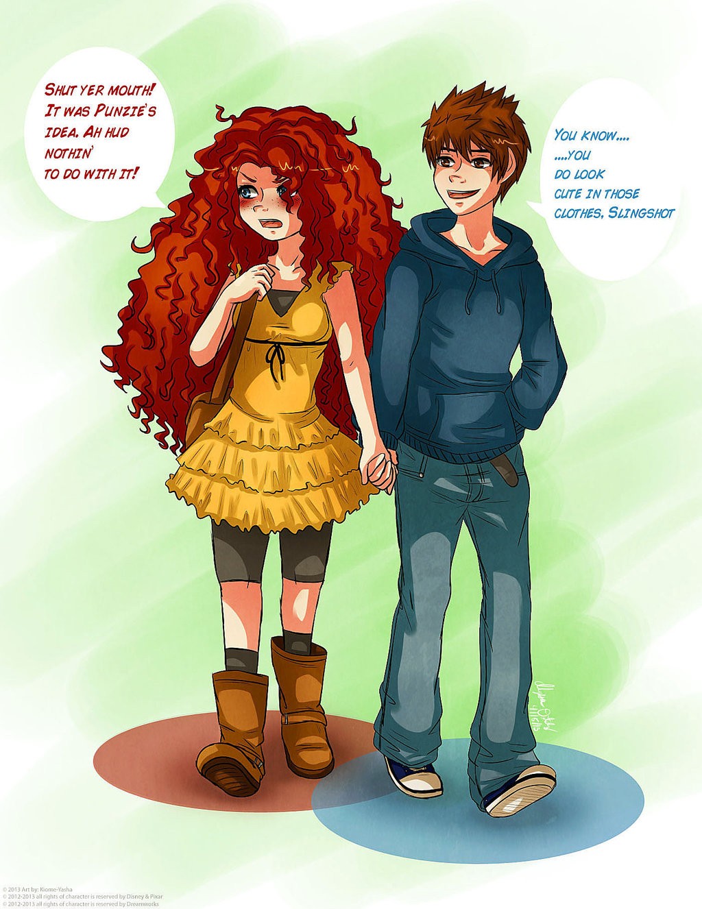 (Fan art) Merida, Rapunzel, Jack et Hiccup - The Big Four - Page 32 3511