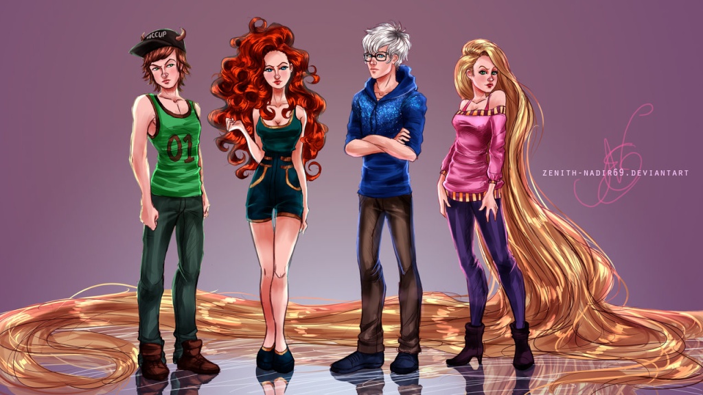 (Fan art) Merida, Rapunzel, Jack et Hiccup - The Big Four - Page 25 The_hi10