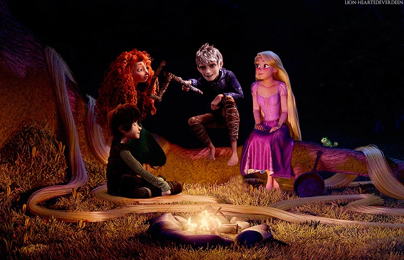 (Fan art) Merida, Rapunzel, Jack et Hiccup - The Big Four - Page 25 Tumblr36