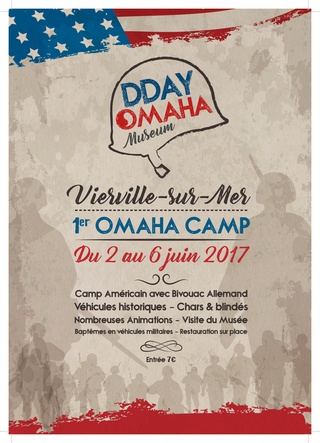 3>6 Juin 2017 - VIERVILLE SUR MER - Omaha Camp Affich10