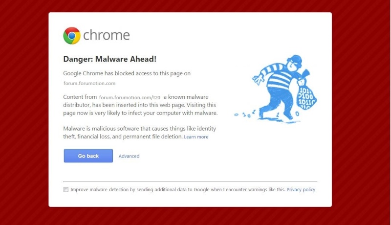 Google Chrome Alert: verificare la sicurezza del tuo forum Page_m12