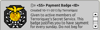 <SS> Payment Badge <SS> Paybad10