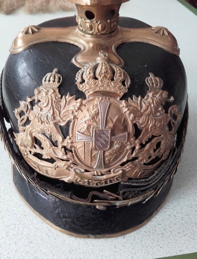 casque d'officier de réserve Bavarois 1896 477_0017
