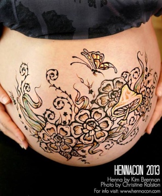 Belly Henna from Henna Con 2013! 13839110