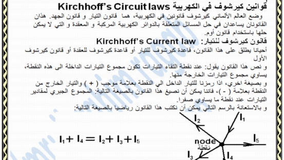 شرح قانون كيرشوف - فيزياء ثالثة ثانوى 2019 فيديو وpdf أ/ محمد عبدالمعبود