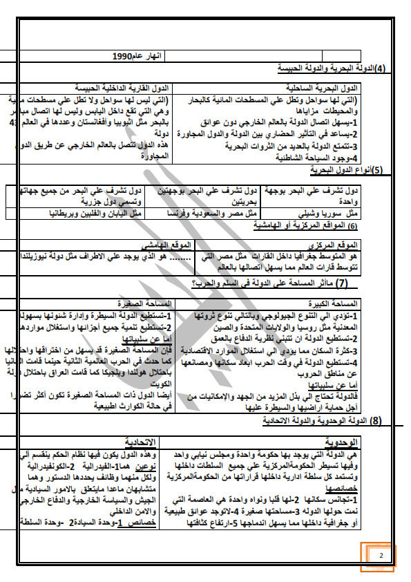 مراجعة ليلة الامتحان فى الجغرافيا للصف الثالث الثانوى.. مستر لبيب