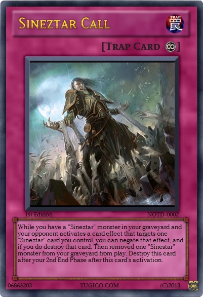 New Sineztar archetype. made all cards but would like feedback Sinezt17