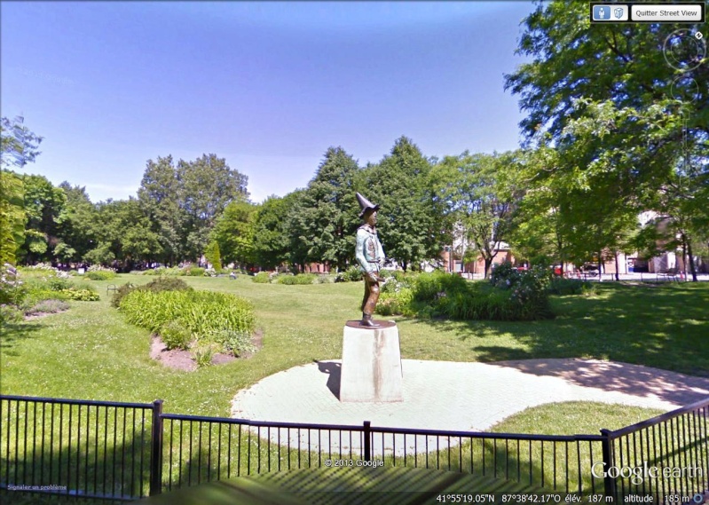Parc Oz - Chicago - USA Statue12
