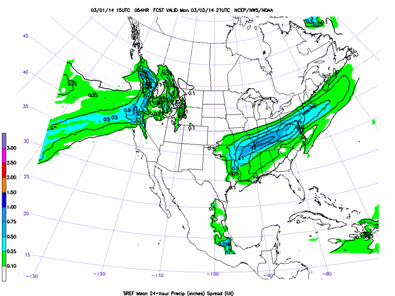 2nd call snow map / timing, March 3rd Storm Discussion 3.0 - Page 5 Sref_n11