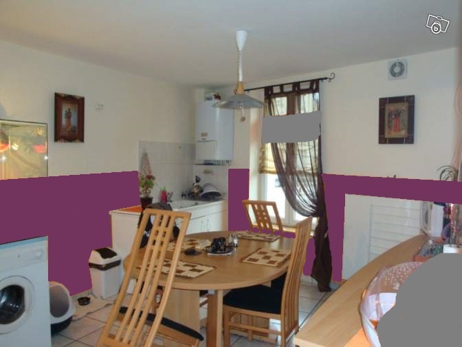 Salon, salle à manger, cuisine : vos avis svp peinture et choix meubles Prune10