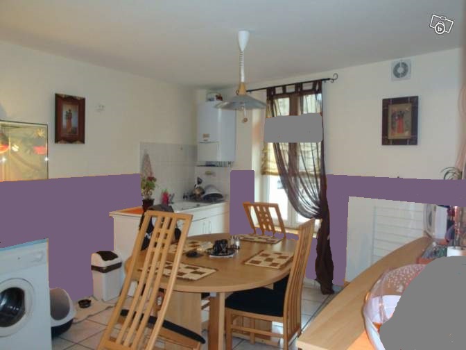 Salon, salle à manger, cuisine : vos avis svp peinture et choix meubles Violet10