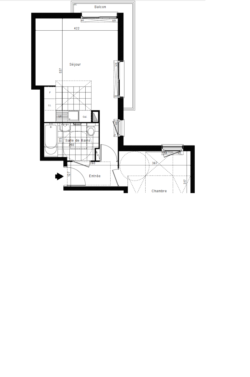 Conseil pour cuisine, salle à manger et salon d'un appartement neuf! Cuisin11