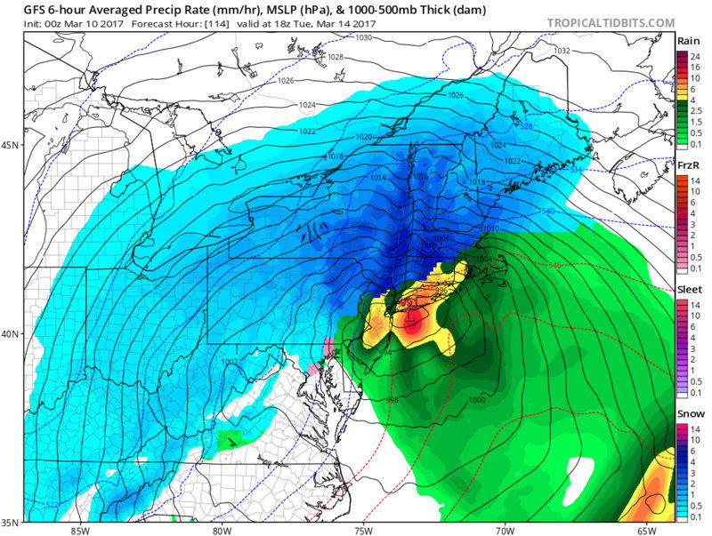 BLOG: Roidzilla Could Impact Area Tuesday March 14th Gfs_ms12