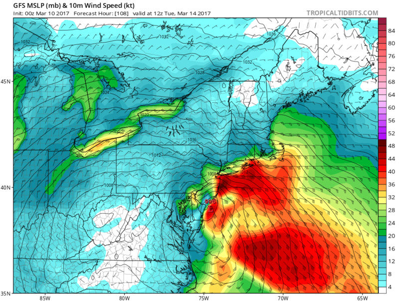 BLOG: Roidzilla Could Impact Area Tuesday March 14th Gfs_ms13