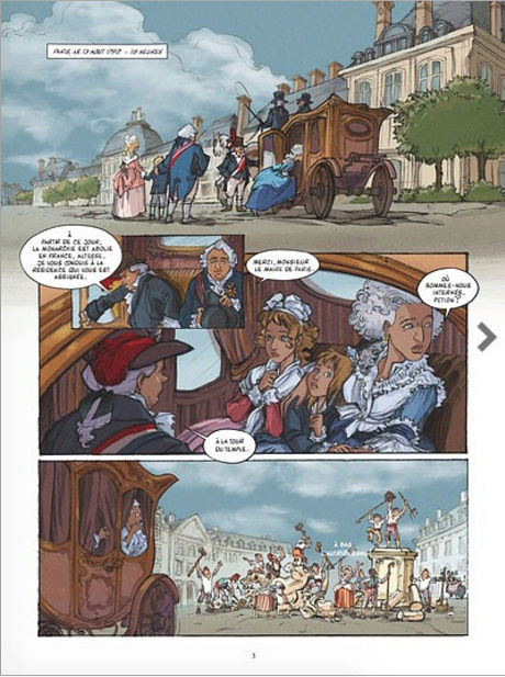 mémoires - Bande dessinée : Mémoires de Marie-Antoinette Captu116